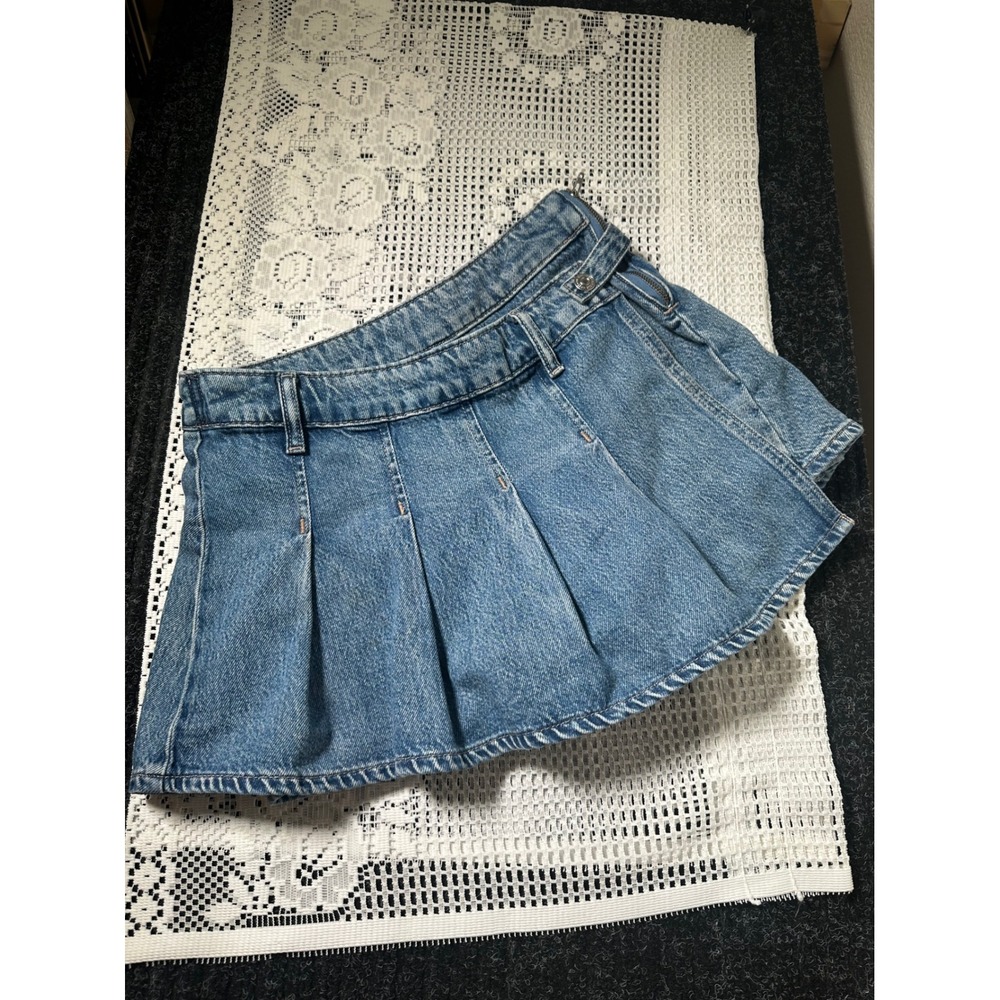 Free People Stephie Denim Skort